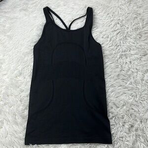 Lululemon Swiftly Tech Strappy Tank Black / Black